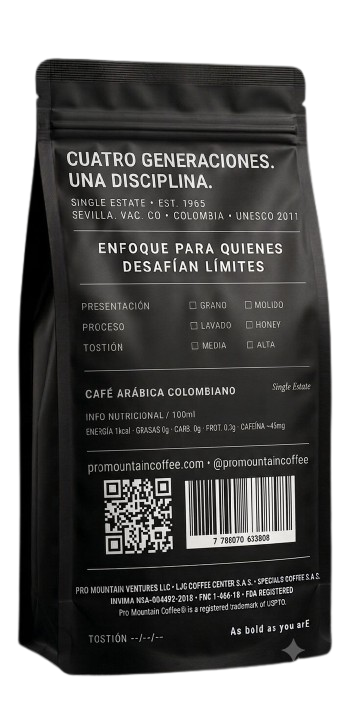 Café Honey Pro Mountain Coffee — 340g lote limitado